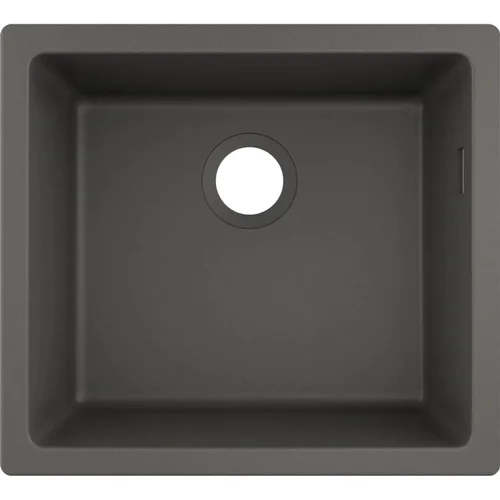 hansgrohe S51 S510-U450 Unterbauspüle 450 Steingrau