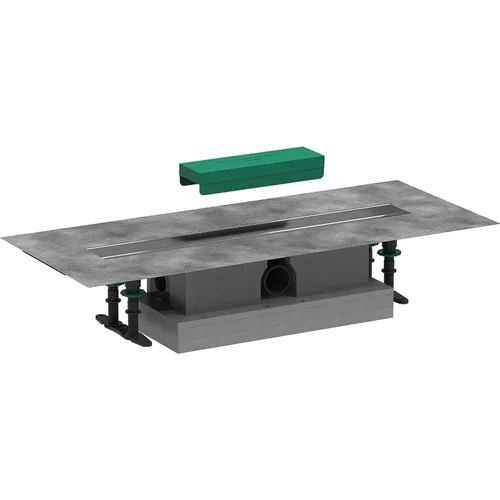 hansgrohe uBox universal Komplettset für Standardinstallation 600 für Duschrinnen Fertigsets