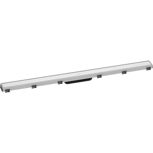 hansgrohe RainDrain Match Fertigset Duschrinne 1000 mit höhenverstellbarem Rahmen Mattweiß