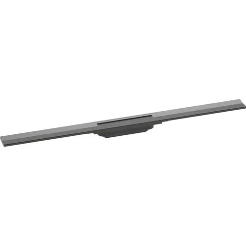 hansgrohe RainDrain Flex Fertigset Duschrinne 900 kürzbar Brushed Black Chrome