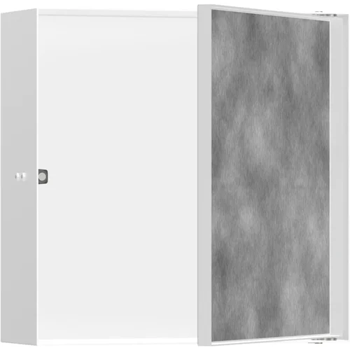 hansgrohe XtraStoris Rock Wandnische mit befliesbarer Tür 300/300/100 Mattweiß