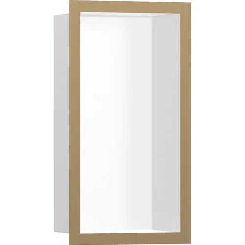 hansgrohe XtraStoris Individual Wandnische Mattschwarz mit Designrahmen 300/150/100 Brushed Bronze