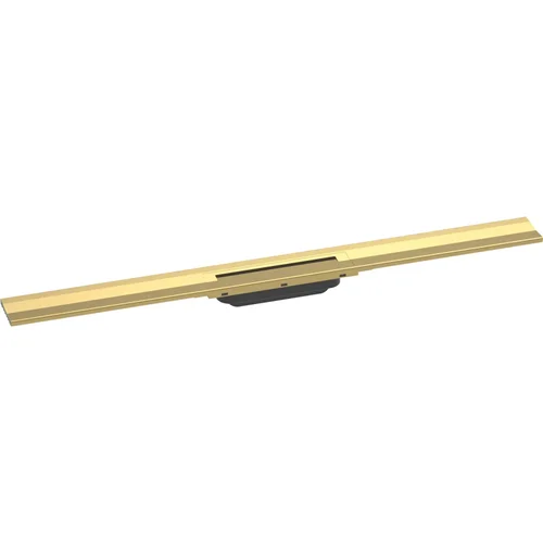 hansgrohe RainDrain Flex Fertigset Duschrinne 900 kürzbar zur Wandmontage Polished Gold Optic