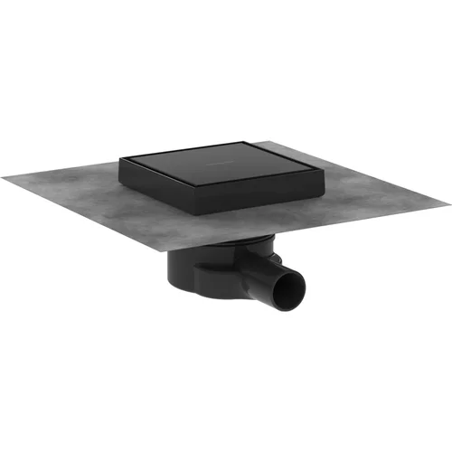 hansgrohe RainDrain Point Komplettset Punktablauf 150/150 rückseitig befliesbar Mattschwarz