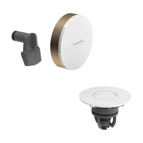hansgrohe Exafill Fertigset Wanneneinlauf, Ablauf- und Überlaufgarnitur Brushed Bronze