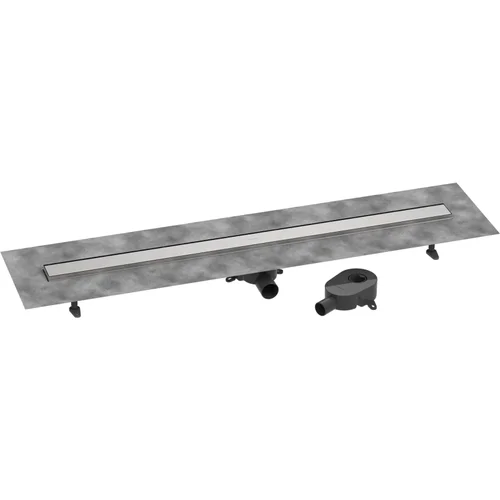 hansgrohe RainDrain Go Komplettset Duschrinne 1200 rückseitig befliesbar für Standard-/flache Installation Edelstahl gebürstet