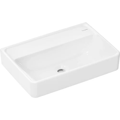 hansgrohe Xanuia Q Waschtisch Compact 550/370 ohne Hahnloch und Überlauf Weiß