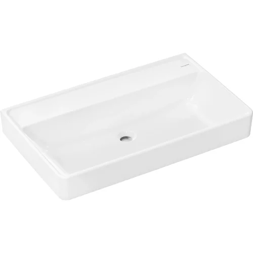 hansgrohe Xanuia Q Waschtisch 800/480 ohne Hahnloch und Überlauf, SmartClean Weiß