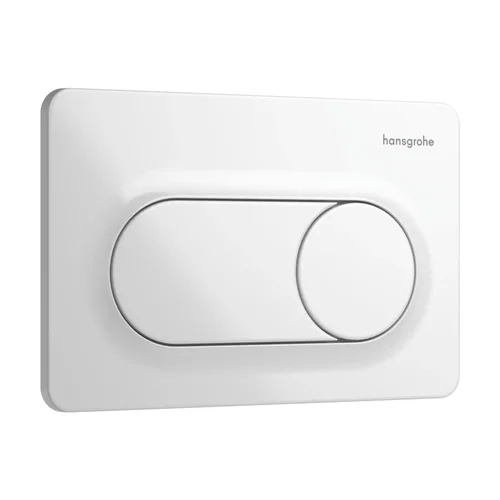 hansgrohe iFrame Original S Betätigungsplatte für 2-Mengen-Spülung Weiß