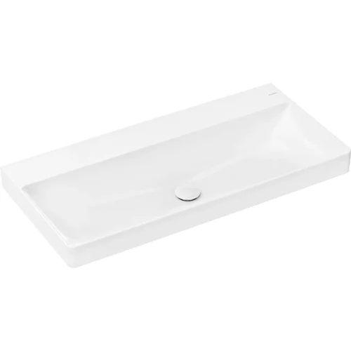 hansgrohe Xelu Q Waschtisch 1000/480 ohne Hahnloch und Überlauf, SmartClean Weiß