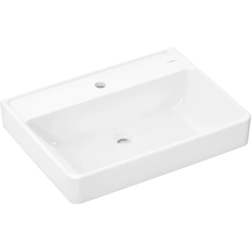 hansgrohe Xanuia Q Waschtisch 650/480 mit Hahnloch ohne Überlauf Weiß