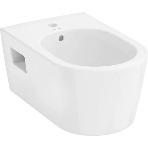 hansgrohe EluPura Original S Wand Bidet 540 mit Hahnloch und Überlauf Weiß