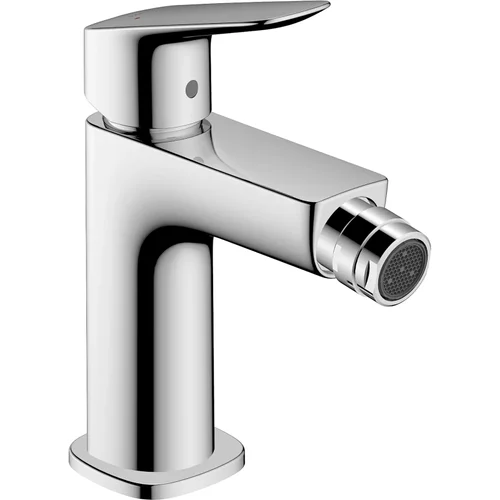 hansgrohe Logis Q Einhebel-Bidetmischer 110 Fine mit Zugstangen-Ablaufgarnitur Chrom