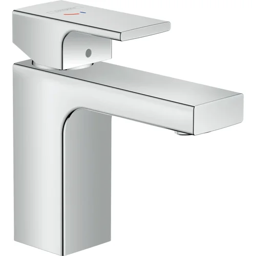 hansgrohe Vernis Shape Einhebel-Waschtischmischer 100 CoolStart mit isolierter Wasserführung und Zugstangen-Ablaufgarnitur Chrom