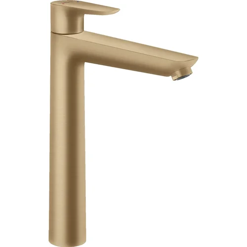hansgrohe Talis E Einhebel-Waschtischmischer 240 für Aufsatzwaschtische mit Zugstangen-Ablaufgarnitur Brushed Bronze
