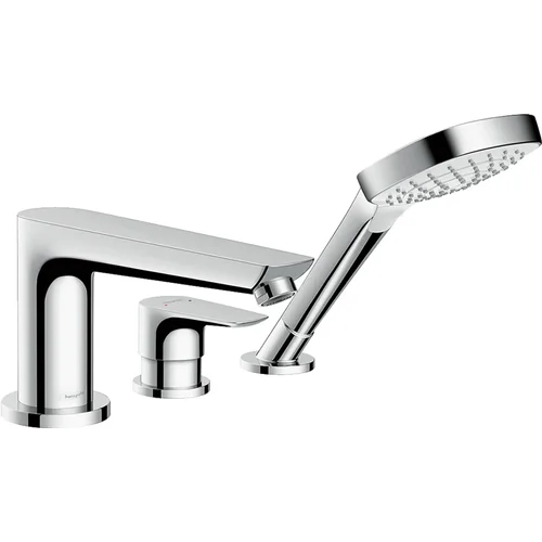 hansgrohe Talis E 3-Loch Einhebel-Wannenrandmischer für Secuflex Chrom