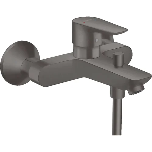 hansgrohe Talis E Einhebel-Wannenmischer Aufputz Brushed Black Chrome