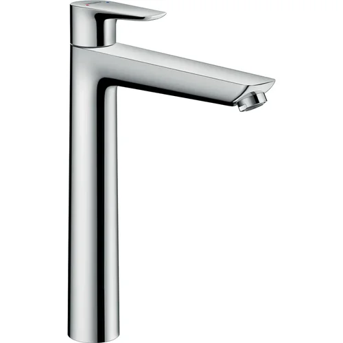 hansgrohe Talis E Einhebel-Waschtischmischer 240 für Aufsatzwaschtische mit Zugstangen-Ablaufgarnitur Chrom