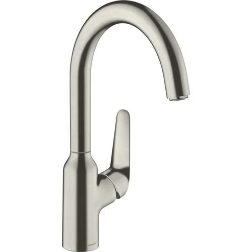 hansgrohe Focus M42 Einhebel-Küchenmischer 220, 1jet Edelstahl Finish