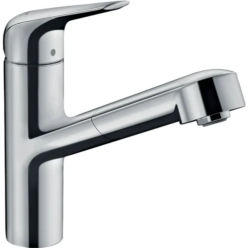 hansgrohe Focus M42 Einhebel-Küchenmischer 150, Ausziehauslauf, 1jet Chrom
