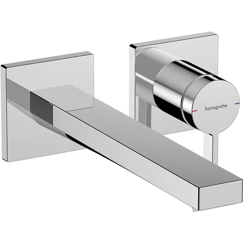 hansgrohe Tecturis E Einhebel-Waschtischmischer Unterputz für Wandmontage EcoSmart+ mit Auslauf 22,5 cm Chrom