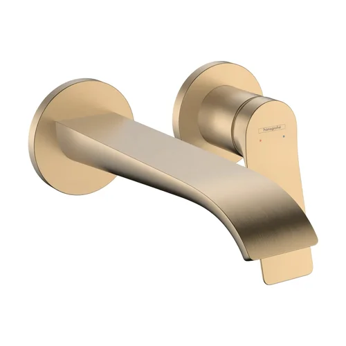 hansgrohe Vivenis Einhebel-Waschtischmischer Unterputz für Wandmontage mit Auslauf 19,2 cm Brushed Bronze