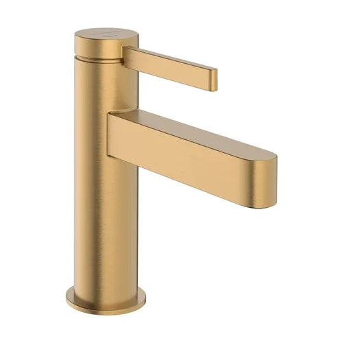 hansgrohe Finoris Einhebel-Waschtischmischer 100 CoolStart mit Push-Open Ablaufgarnitur Brushed Bronze