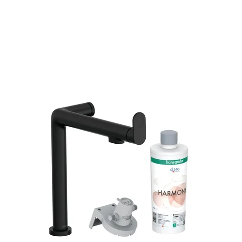 hansgrohe Aqittura M91 FilterSystem 240, 1jet, Starter Set Mattschwarz