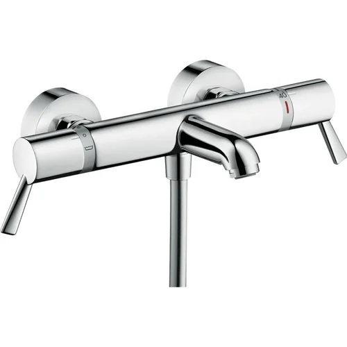 hansgrohe Ecostat Comfort Wannenthermostat Care Aufputz mit extra langen Griffen Chrom