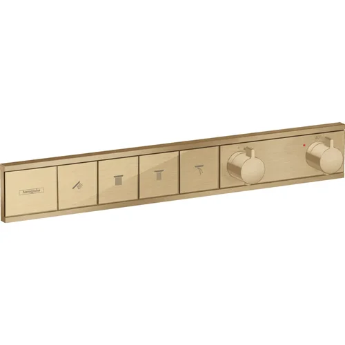 hansgrohe RainSelect Thermostat Unterputz für 4 Verbraucher Brushed Bronze