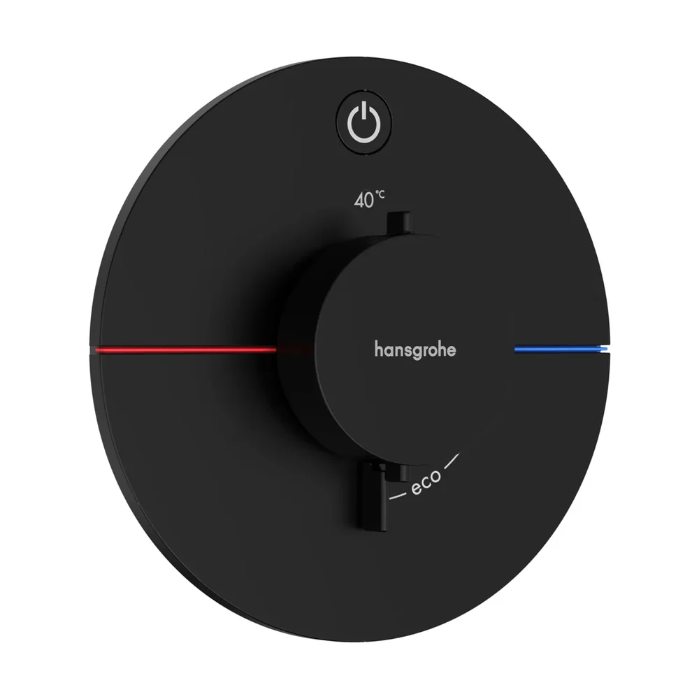 hansgrohe ShowerSelect Comfort S Thermostat Unterputz für 1 Verbraucher Mattschwarz