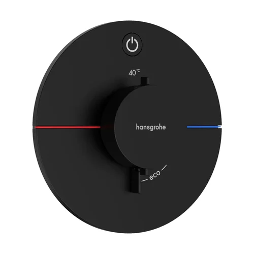 hansgrohe ShowerSelect Comfort S Thermostat Unterputz für 1 Verbraucher Mattschwarz