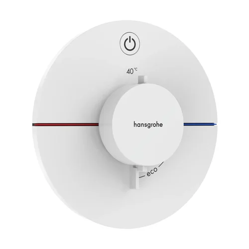 hansgrohe ShowerSelect Comfort S Thermostat Unterputz für 1 Verbraucher Mattweiß