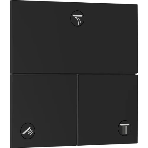 hansgrohe ShowerSelect Comfort E Ventil Unterputz für 3 Verbraucher Mattschwarz