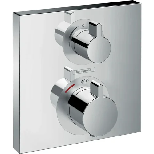 hansgrohe Ecostat Square Thermostat Unterputz für 1 Verbraucher Chrom
