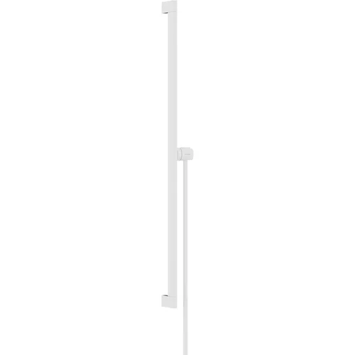 hansgrohe Unica Brausestange E Puro 90 cm mit Easy Slide Handbrausehalter und Isiflex Brauseschlauch 160 cm Mattweiß