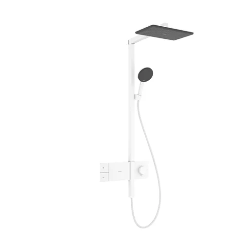 hansgrohe Raindance Alive Q Showerpipe 210/340 1jet mit ShowerSelect Comfort Mattweiß