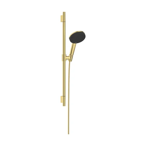 hansgrohe Raindance Alive Select S Brauseset 125 3jet EcoSmart mit Brausestange Unica S Puro 65 cm Polished Gold Optic