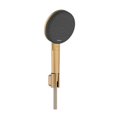 hansgrohe Raindance Alive Select S Brausehalterset 125 3jet EcoSmart mit Designflex Textilbrauseschlauch 160 cm Brushed Bronze