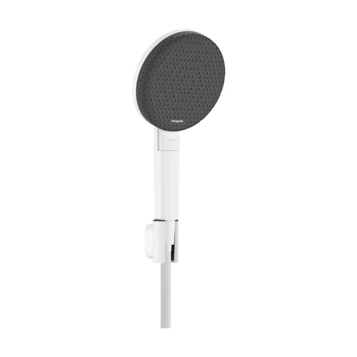 hansgrohe Raindance Alive Select S Brausehalterset 125 3jet EcoSmart mit Isiflex Brauseschlauch 160 cm Mattweiß