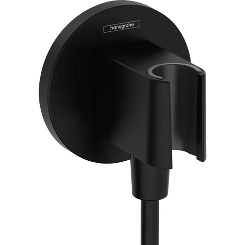 hansgrohe FixFit S Wandanschluss mit Brausehalter Mattschwarz