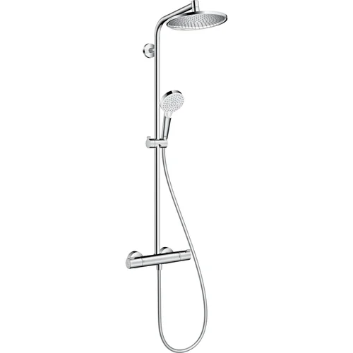 hansgrohe Crometta S Showerpipe 240 1jet EcoSmart mit Thermostat Chrom
