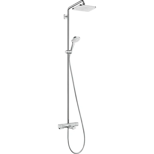 hansgrohe Croma E Showerpipe 280 1jet mit Wannenthermostat Chrom