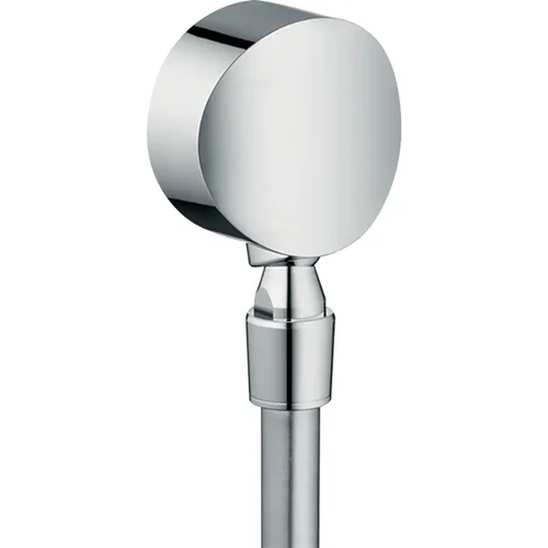 hansgrohe FixFit Wandanschluss S mit Rückflussverhinderer und Kugelgelenk Chrom