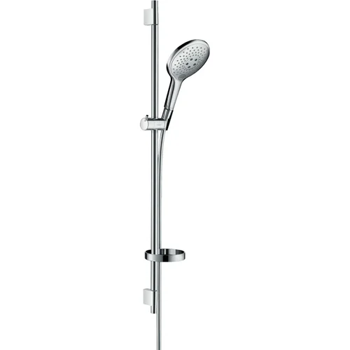 hansgrohe Raindance Select S Brauseset 150 3jet mit Brausestange 90 cm und Seifenschale Chrom