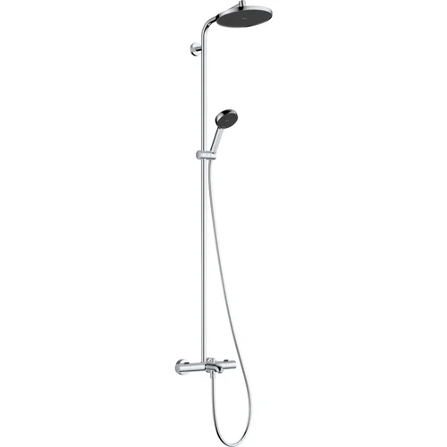hansgrohe Activera S Showerpipe 240 1jet EcoSmart mit Wannenthermostat Ecostat Fine Chrom