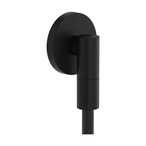 hansgrohe FixFit Fine S Wandanschluss mit Rückflussverhinderer Mattschwarz