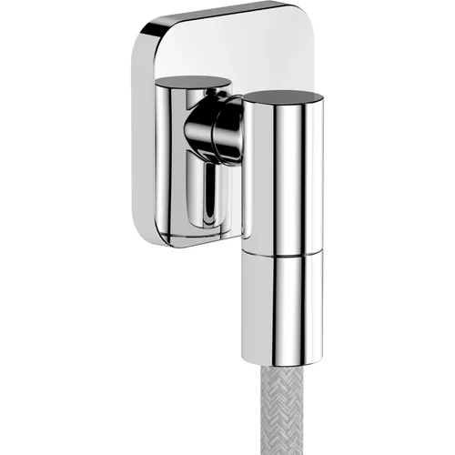 hansgrohe FixFit Fine Q Wandanschluss mit Rückflussverhinderer Chrom