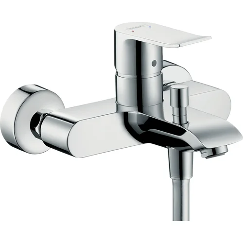 hansgrohe Metris Einhebel-Wannenmischer Aufputz Chrom
