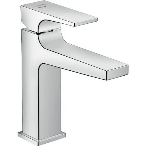 hansgrohe Metropol Einhebel-Waschtischmischer 110 CoolStart mit Hebelgriff und Push-Open Ablaufgarnitur Chrom